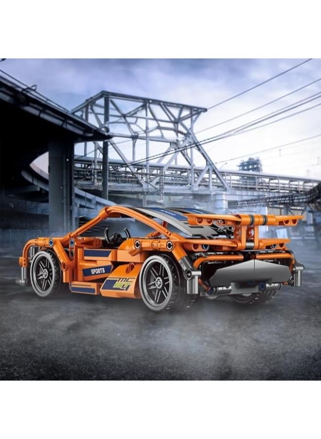 Loquat Sports Car Building Block Set, RC Car Model Set for kids Aged 7-14, Adult Collectible, 428 Pieces Sets - Image 2