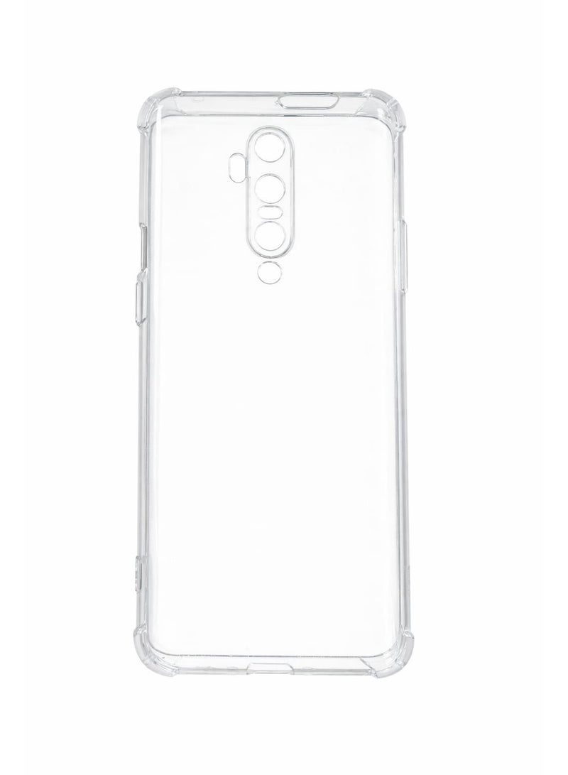 جراب سيليكون شفاف لهاتف OnePlus 7 Pro  مزود بزوايا حماية مقاومة للصدمات، جراب رقيق وناعم وشفاف ومرن من مادة TPU، مقاوم للخدش - Image 1