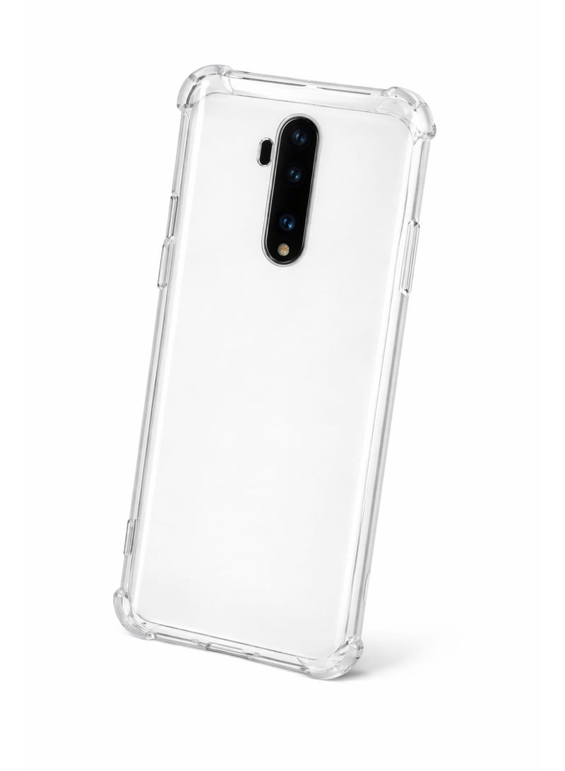 جراب سيليكون شفاف لهاتف OnePlus 7 Pro  مزود بزوايا حماية مقاومة للصدمات، جراب رقيق وناعم وشفاف ومرن من مادة TPU، مقاوم للخدش - Image 2