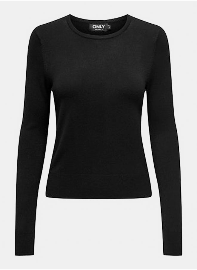 ONLY Onlvenice Life Ls Oneck Pullover Knt  - Image 5