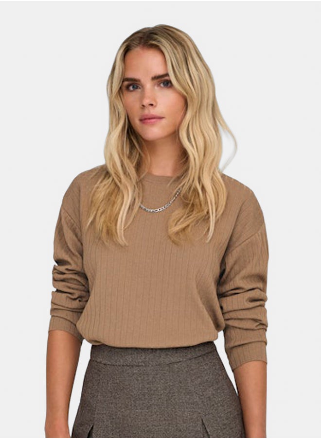 ONLY Onlthelma Ls O-Neck Pullover Ex Knt  - Image 1