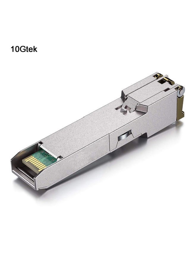 10Gtek 1.25G SFP-T, 1000BASE-T Copper SFP, SFP to RJ45 Module for Cisco GLC-T/SFP-GE-T, Meraki MA-SFP-1GB-TX, Ubiquiti UniFi UF-RJ45-1G, Supermicro, Fortinet, TP-Link TL-SM331T and More, Pack of 2 - Image 2