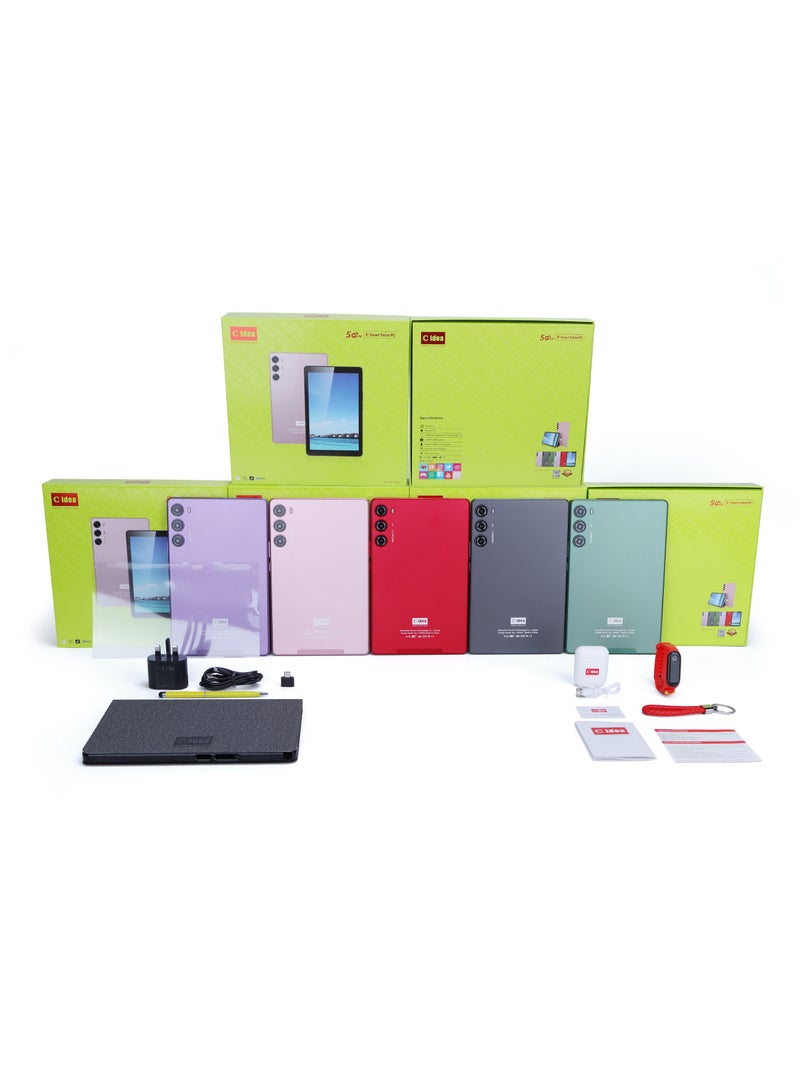 C idea 9" Smart Tablet PC Android Kids Tab IPS Display Single Sim 5G LTE Wi-Fi Zoom And Tiktok Supported With Protective Case - Image 4