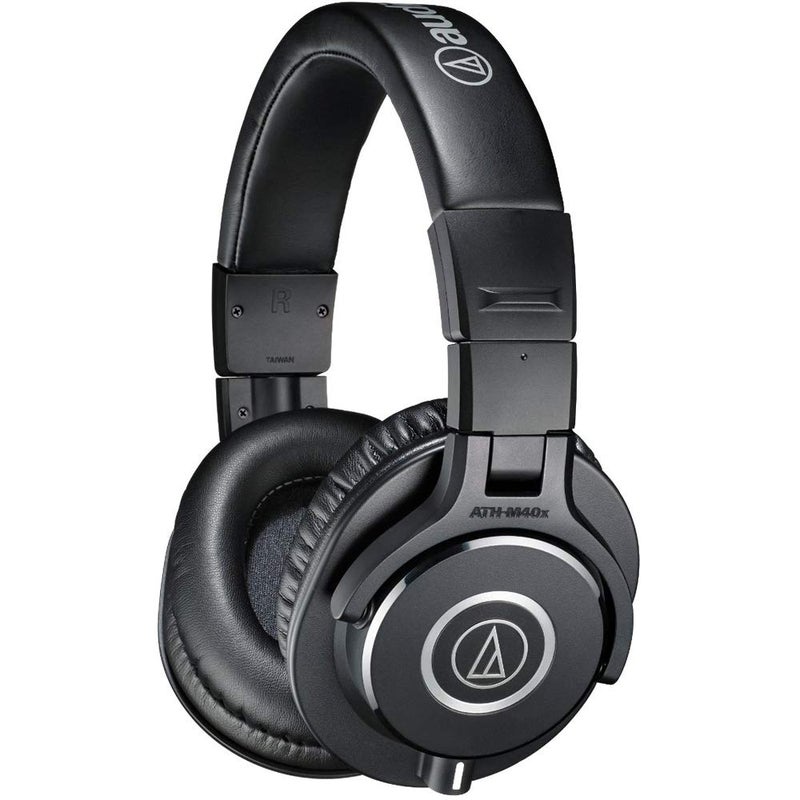 Audio-Technica ATH-M40x Professional Studio Monitor Headphone, Black, with Cutting Edge Engineering, 90 Degree Swiveling Earcups, Pro-Grade Earpads/Headband, Detachable Cables Included - Image 2