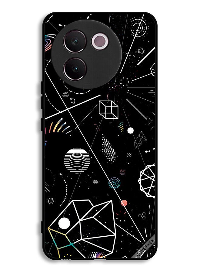 Covernex Vivo V30e 5G Protective Case Cover Aesthetic Math Wallpaper - Image 1