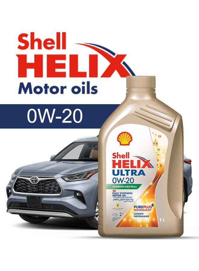 شل زيت محرك سيارة تويوتا، هايلاندر 2024 - 2007 - لزوجة 0w20 شل هيلكس 5 لتر، مع فلتر زيت المحرك - 2007 2008 2009 2010 2011 2012 2013 2014 2015 2016 2017 2018 2019 2020 2021 2022 2023 2024