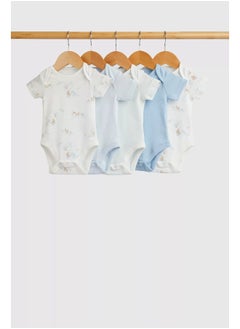 mothercare My First Short-Sleeved Bodysuits - 5 Pack  - Image 2
