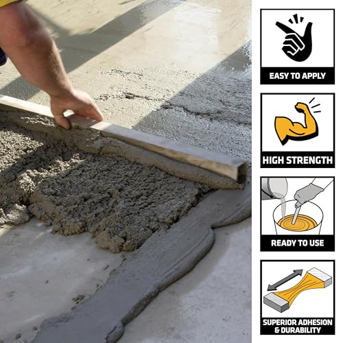 SIKA - SikaLatex R - Concrete Adhesive Glue, White - Admix for Portland-Cement Mortar/Concrete - Resistant to Freezing and thawing Damage - 1-Gallon (Pack of 1) - Image 2