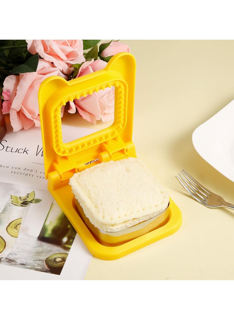 Sandwich Cutter and Sealer DIY Sandwich Maker Cutter Stainless Steel Press Moulder Sandwich Maker Cutters for Child Lunch - Image 5