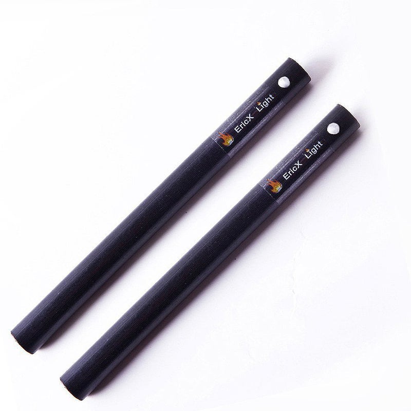 EricX Light 2 PCS 1/2 Inch X 6 Inch Ferrocerium Rod Flint Fire Starter, Super Thick Rod Provide You A Decent Shower of Sparks, Drilled A Lanyard Hold Great for DIY Your Own Survival Kit - Image 1