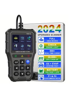 LAESO Professional OBD2 Scanner Battery Tester for Car: Color Screen Code Reader Easy Setup Clear Engine Fault Light-OBDII/EOBD Diagnostic Scan Tool Read Voltage/Life for All OBD II Protocol Cars Since 1996  - Image 1