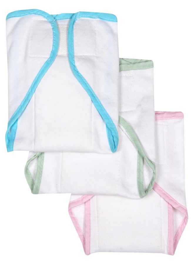 Modern Heados Double Cloth Padded Cotton Muslin Nappies, Reusable, washable Cotton Muslin Nappies, Cloth Diapers (Multicolor, Pack of 9) - Image 2