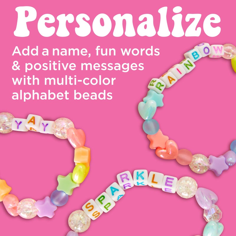 Creativity for Kids Unicorn Bead Jewelry Jar - Create 40+ DIY Friendship and Unicorn Bracelets for Girls| Easter Basket Stuffers | Arts and Crafts for Kids | Unicorn Gifts for Girls (Ages 6+) - Image 4