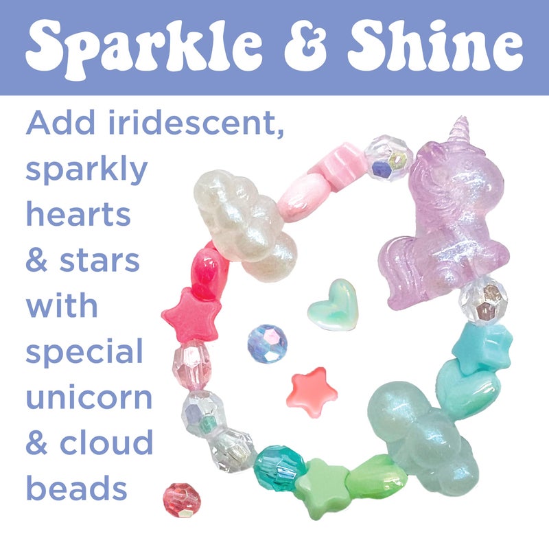 Creativity for Kids Unicorn Bead Jewelry Jar - Create 40+ DIY Friendship and Unicorn Bracelets for Girls| Easter Basket Stuffers | Arts and Crafts for Kids | Unicorn Gifts for Girls (Ages 6+) - Image 5