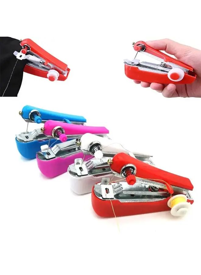 Enhanced Version Portable Mini Manual Sewing Machine 1pc Handheld For Travel Home Repair Random Color - Image 1