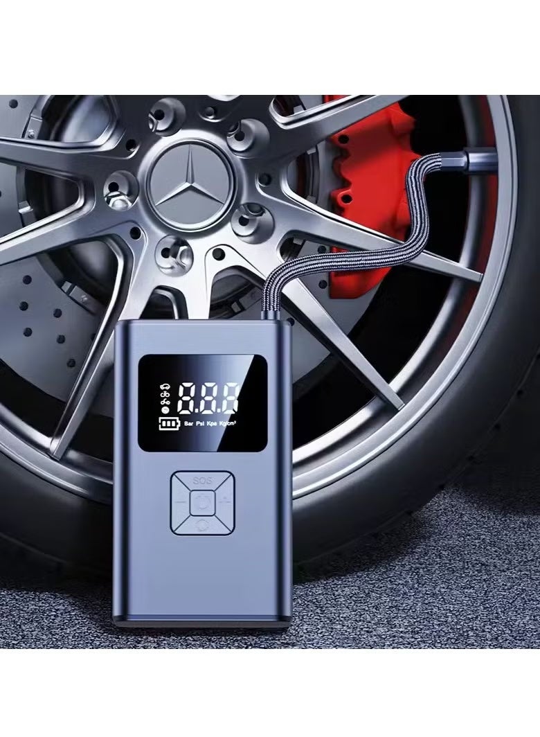 SUITU Wireless Tire Inflator 7.4V 4000mAh Fast Inflation Car Air Compressor - Image 3