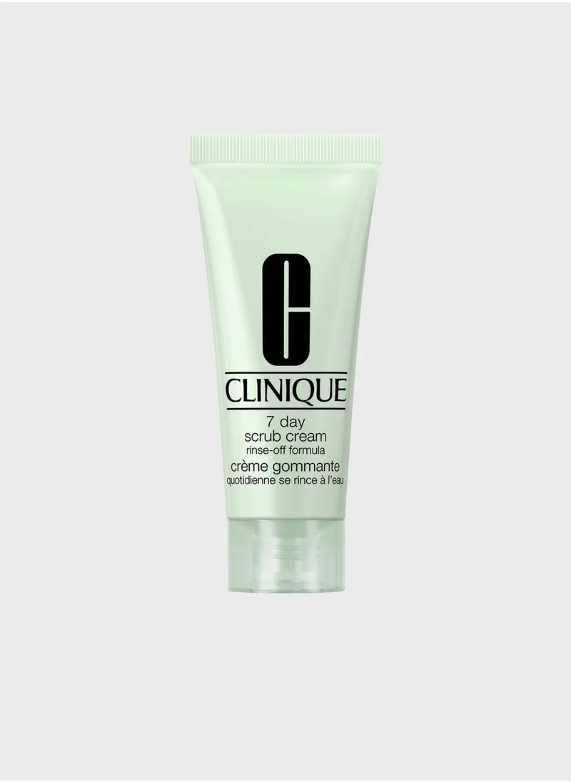 CLINIQUE 7 Day Scrub Cream Rinse-Off Formula Mini 15Ml