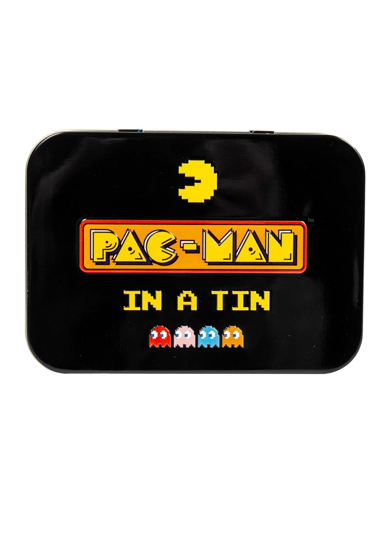باكمان جهاز بالأركيد PAC-MAN محمول رجعي في علبة معدنية قابلة للجمع للأطفال والكبار - Image 1