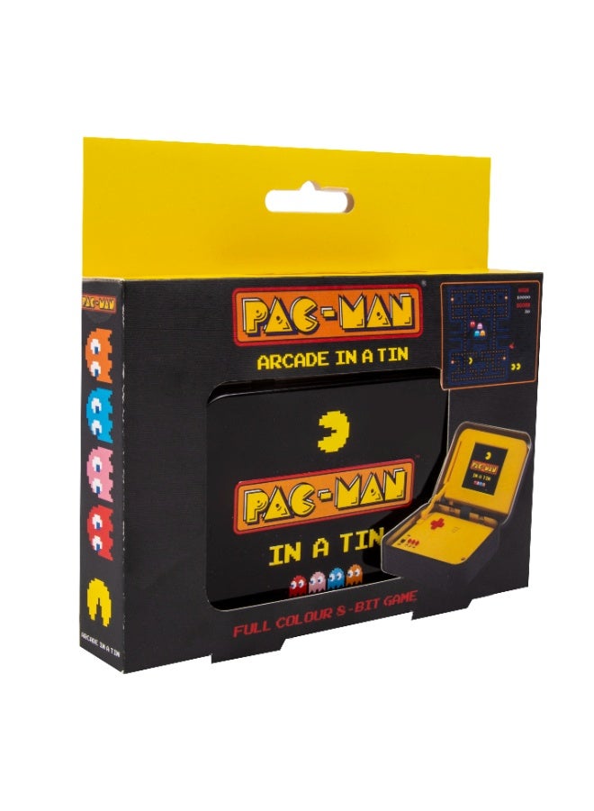 باكمان جهاز بالأركيد PAC-MAN محمول رجعي في علبة معدنية قابلة للجمع للأطفال والكبار - Image 3