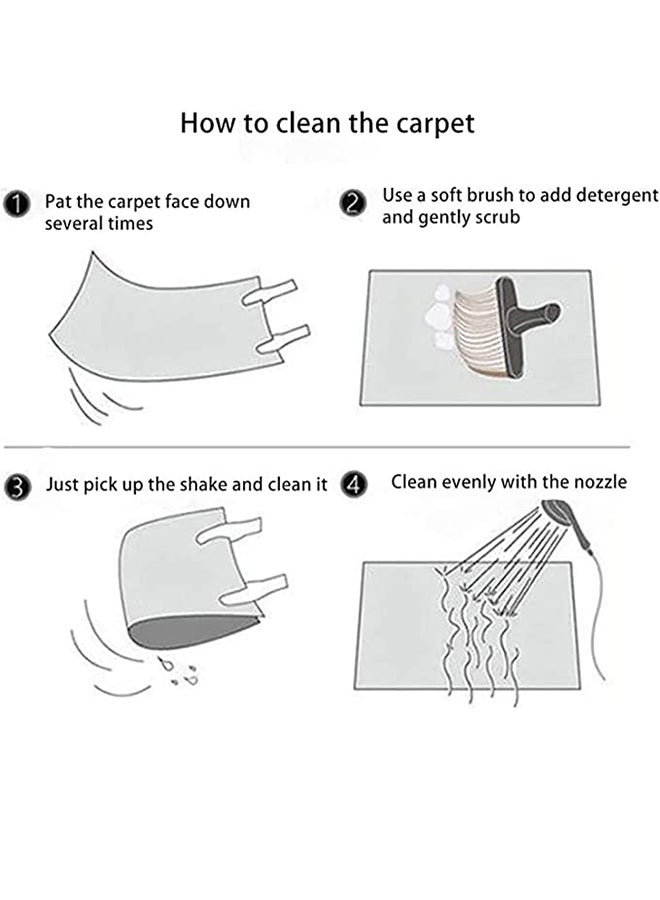 24PCS Plush Puzzle Foam Floor Mat for Kids- Thick Interlocking Fluffy Tiles with Border Square Rug Split Joint Soft Climbing Carpet Mats Area Rug for Room Floor（White + Camel） - Image 3