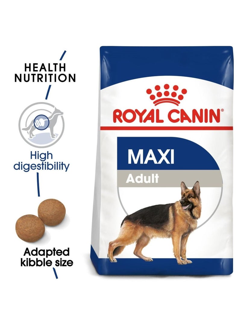 ROYAL CANIN طعام جاف للكلاب البالغة ماكسي 15 كجم - Image 2