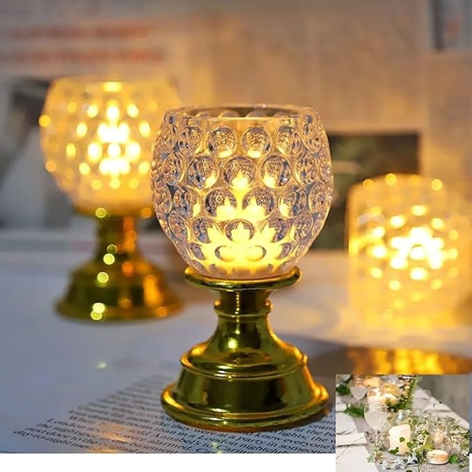 مجموعة واحدة من شموع LED تعمل بالبطارية، شموع LED بيضاء دافئة، مناسبة للمنزل، غرفة النوم، حفلات الزفاف، طاولات الاحتفال، الهالوين، زينة عيد الميلاد (الشكل 2) - Image 3