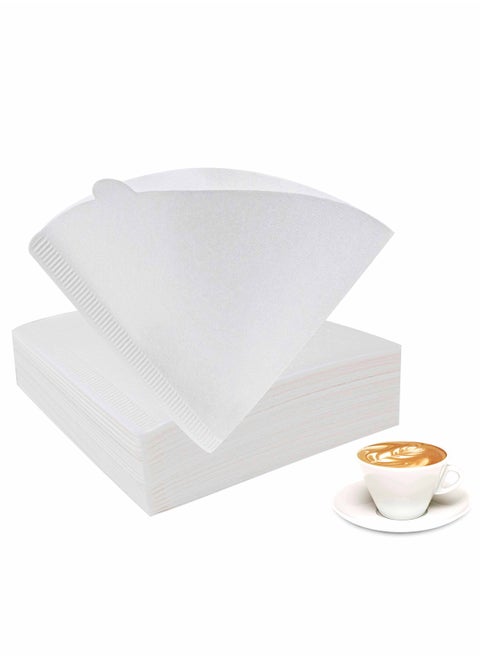 Coffee Filters V60 Cone Paper White Natural 100pcs 1-2 Cups Size 01