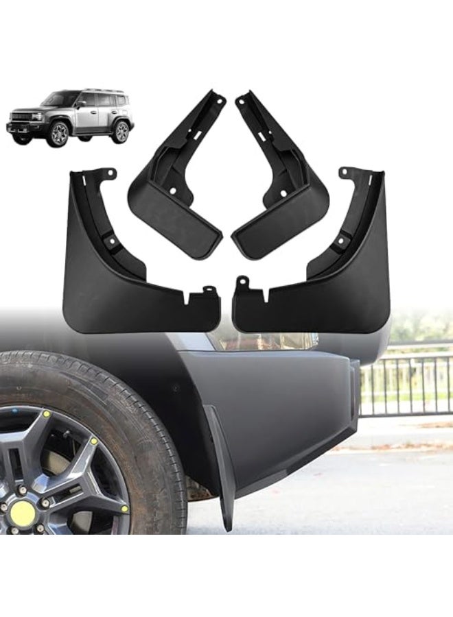 Generic Mud flaps for cars compatible with Jetour T2 accessories from TSW CPY LP (4 pieces)  - Image 1