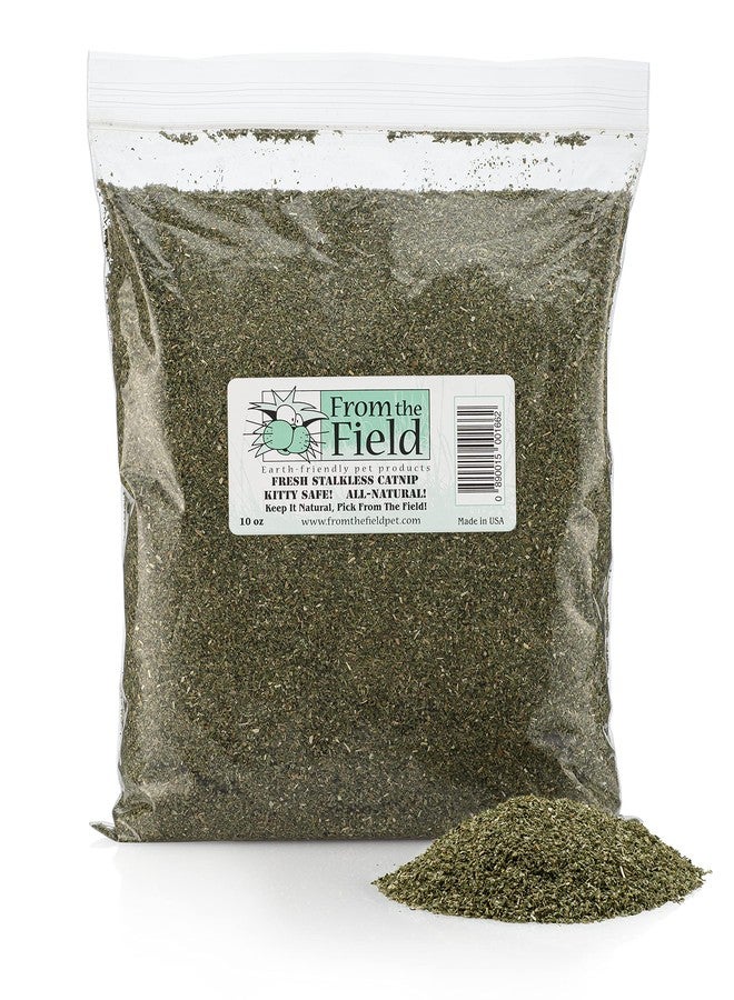 from The Field | Fine Ground Stalkless Catnip | Premium USA-Grown Catnip for Toys & Playtime | Fresh, Potent, Non-Toxic, Eco-Friendly | Safe for Kittens & Cats | Resealable 10 Oz Bag - Image 2