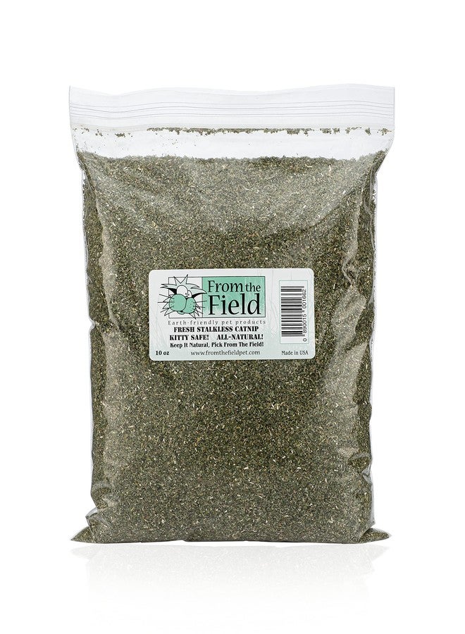 from The Field | Fine Ground Stalkless Catnip | Premium USA-Grown Catnip for Toys & Playtime | Fresh, Potent, Non-Toxic, Eco-Friendly | Safe for Kittens & Cats | Resealable 10 Oz Bag - Image 1