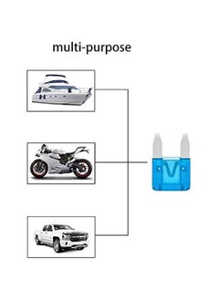 Generic 100 Pack Automotive 15A Mini Blade Style Short Circuit Protection Car Fuses 32V APM/ATM CircuitFuse  - Image 4