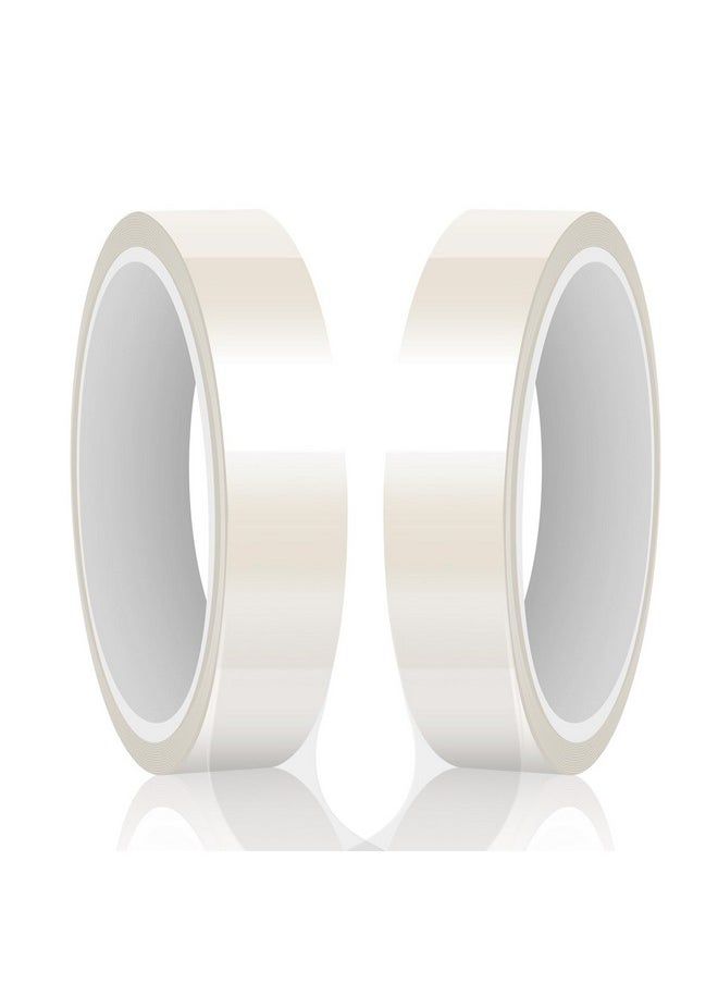 HTVRONT - HTVRONT Heat Resistant Tape - Sublimation Tape 2 Rolls 20mm x 33m Heat Transfer Tape, No Residue Heat Tape for Sublimation Blanks Tumblers Mugs Fabrics, Adhesive Heat Transfer Heat Press Tape (Clear) - Image 1