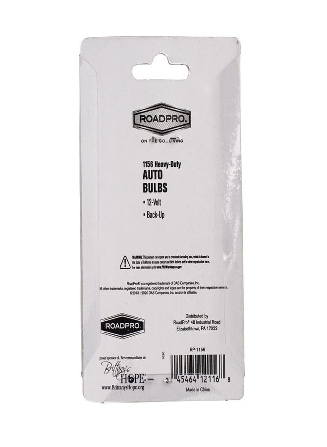 RoadPro RP-1156 Clear #1156 Heavy Duty Replacement Bulbs Car Truck Reverse Light Bulbs Clear Backup Lights - Pack of 2 - Image 5