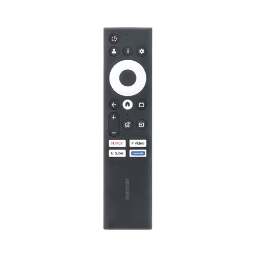 marman® Compatible with Motorola Google Tv Remote Suitable for Models 55UHDGQMBSGQ 65UHDGQMBSGQ Smart 4K UHD QLED Television Non Voice Command - Match Keys Exactly with Existing Remote Controller - Image 1