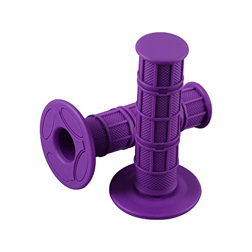 WOOSTAR 22mm Standard 7/8" Twist Throttle Handle Grips Replacement for XR 50 KLX SSR Pit MX CRF150F CRF230F CRF250F CRF450F ATV 4 Wheeler Pocket Moto Bike Quad Pit Dirt Bike Purple Package of 2 - Image 1