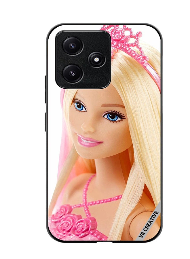 VR CREATIVE Protective Case Cover For Xiaomi Poco M6 Pro 5G Barbie With Hair Design Multicolour - Image 1