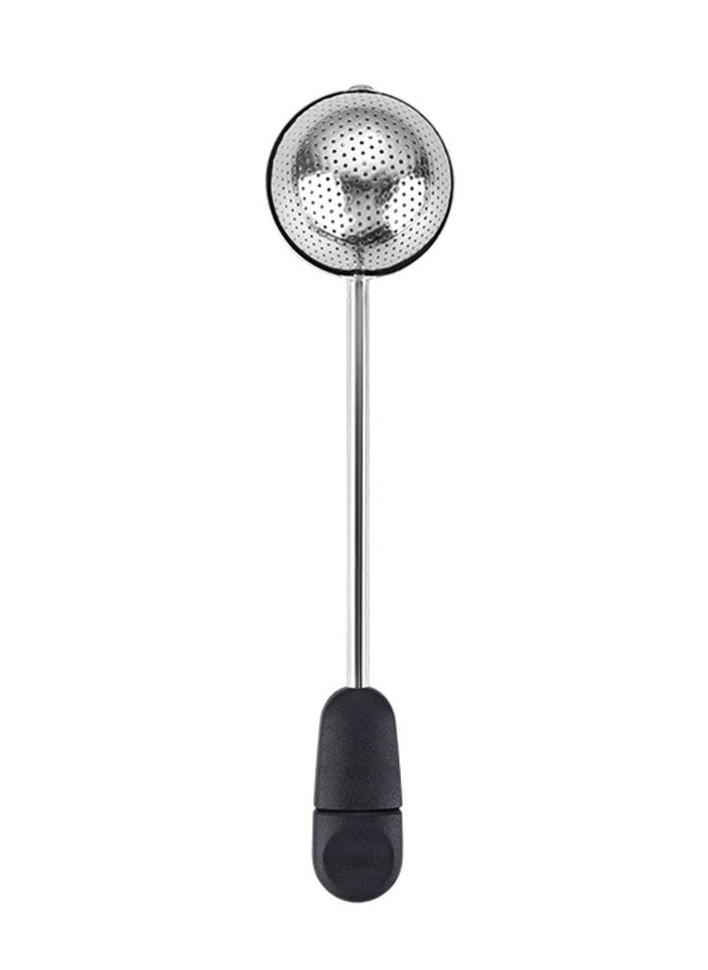 NIBEMINENT - Twisting Stainless Steel Tea Infuser, Steeper Infusers Loose Infuser With Long Handle Filter Ball Leaf for Brewing Mess-free - Image 1
