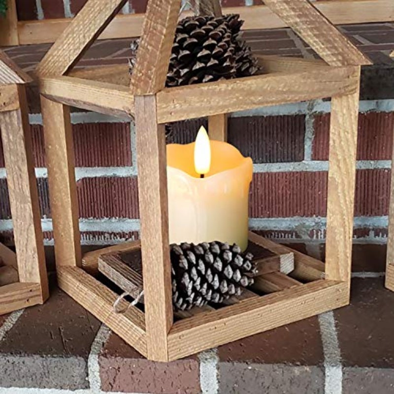 Flameless LED Battery Operated Flickering Pillar Candles - Pack of 6, 2x2 inch - Realistic Moving Flame Real Wax for Wedding, Party and Holiday, Diwali Decoration, Indoor/Outdoor Decor, White - Image 5