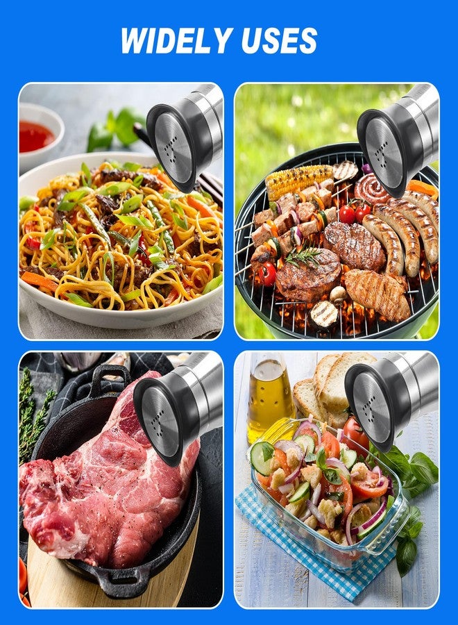 Layhit مجموعة لايهيت المكونة من 12 قطعة من رشاشات الملح والفلفل المصنوعة من الفولاذ المقاوم للصدأ مع غطاء من الفولاذ المقاوم للصدأ وزجاجة قابلة لإعادة التعبئة، مثالية لأدوات المطبخ والطهي والشواء. - Image 4