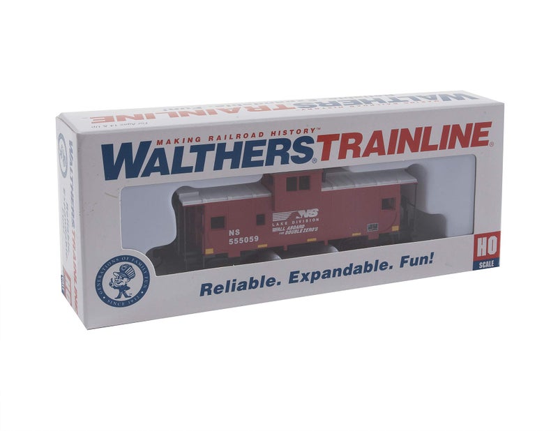Walthers نموذج كابوس نورفولك ساوذرن فيجن من وولثرز ترينلاين مقياس HO، أحمر/أبيض - Image 5
