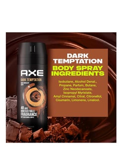 Axe Axe Pack Of 2 deodorant body spray  Dark Temptation 150ml  - Image 5
