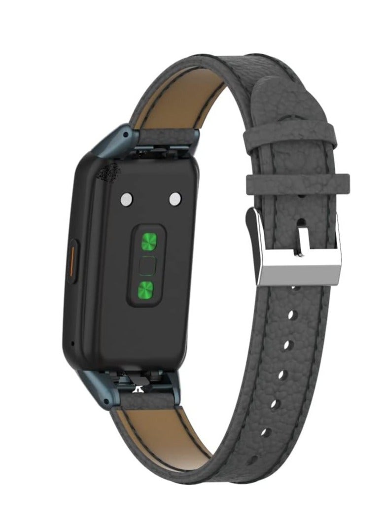 Watch Band For Honor Band 5 / Huawei Band 4 Strap Genuine Leather Smart Watch Wrist Belt for Honor Band5 Bracelet Wristband Replacement Accessories  - Image 1
