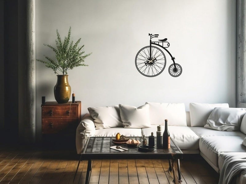 AVVIC MART Stylish Metal Analog Wall Clock for Living Room, Bedroom, Office, Kitchen, Home and Hall | Antique Fancy Big Size Modern Wall Watch for Home Decor (DA-236, 40 CM) - Image 5