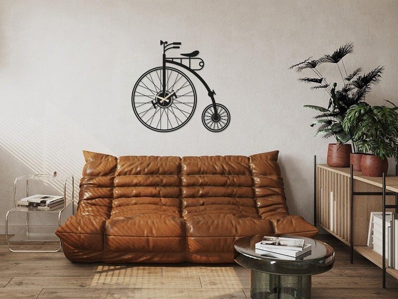 AVVIC MART Stylish Metal Analog Wall Clock for Living Room, Bedroom, Office, Kitchen, Home and Hall | Antique Fancy Big Size Modern Wall Watch for Home Decor (DA-236, 40 CM) - Image 2