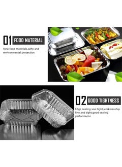 200-Pcs Disposable Aluminum Food Containers with Lid 2410 CC - pzsku/Z6D188317EFA1756E464CZ/45/_/1705667732/d98a1726-7d17-467f-acca-112ac5fa1e10