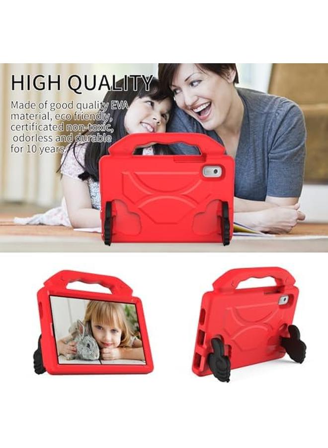 إيروريكس جراب متوافق مع Lenovo Tab M9 مقاس 9.0 بوصة 2023 (Tb 310Fu Tb 310Xu) جراب خفيف الوزن غير سام مضاد للصدمات من مادة إي في إيه مع مقبض وحامل لجهاز Lenovo Tab M9 (أحمر) - Image 2