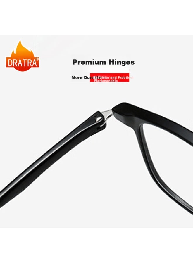Dratra Blue Light Blocking Reading Gl Portable High-definition Ultra-light Classic Simple Design For Men And Women With Optional Prescriptions - Image 2