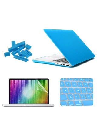 ENKAY MacBook Pro Retina 13.3 inch US Version A1425 A1502 4 in 1 Frosted Hard Shell Plastic Protective Case with Screen Protector and Keyboard Guard and Anti dust Plugs Blue - pzsku/Z6D189BD833EFAC4FE2C2Z/45/_/1717386731/e1493967-4d1a-4185-a25d-a7a2d427de5e