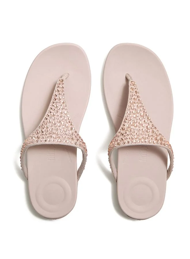 فيت فلوب SOLAY MIXED-CRYSTAL TOE-POST SANDALS