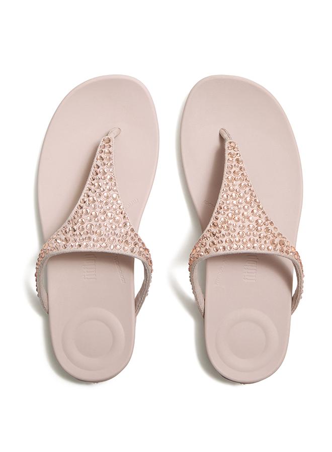 FitFlop SOLAY MIXED-CRYSTAL TOE-POST SANDALS - Image 2